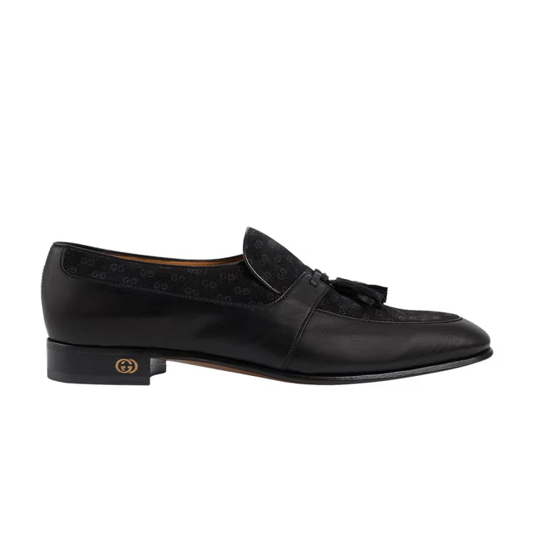 Gucci GG Mignon Loafer Mandala Goat - Black