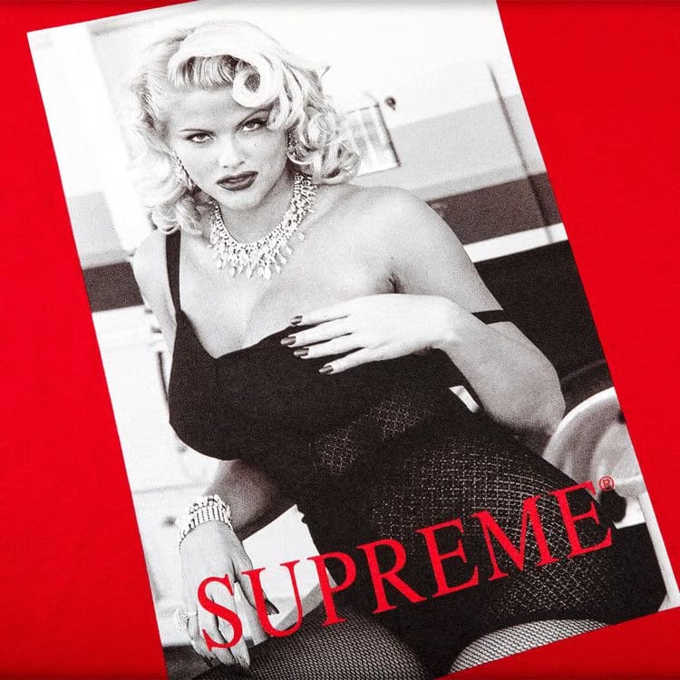 Supreme Anna Nicole Smith T-Shirt Red
