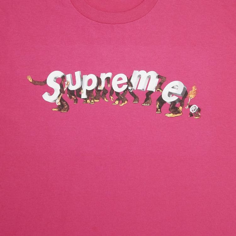Supreme Apes T-Shirt Pink