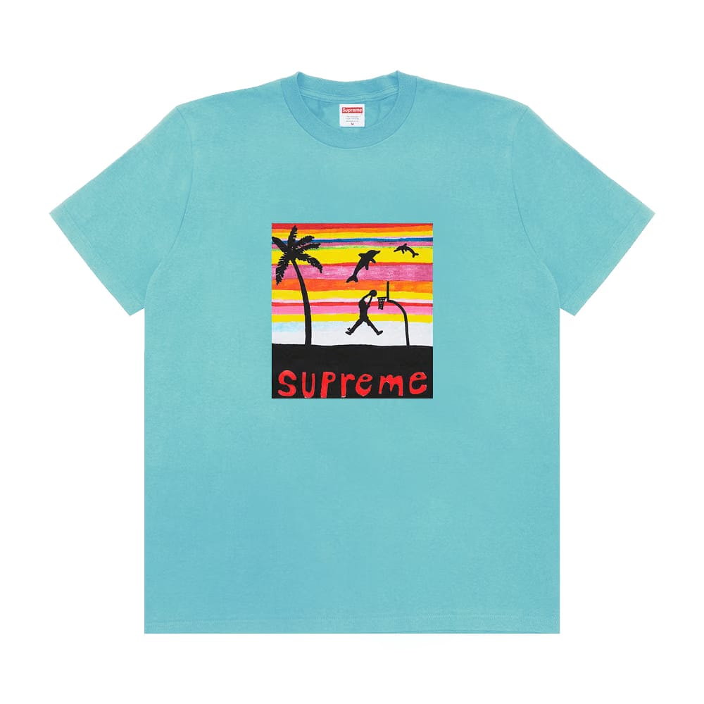 Supreme Dunk T-Shirt Light Teal