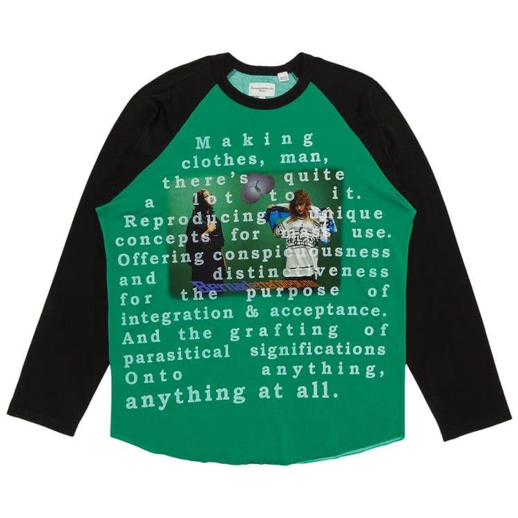 Supreme x Bernadette Corporation Raglan Long-Sleeve Top Green