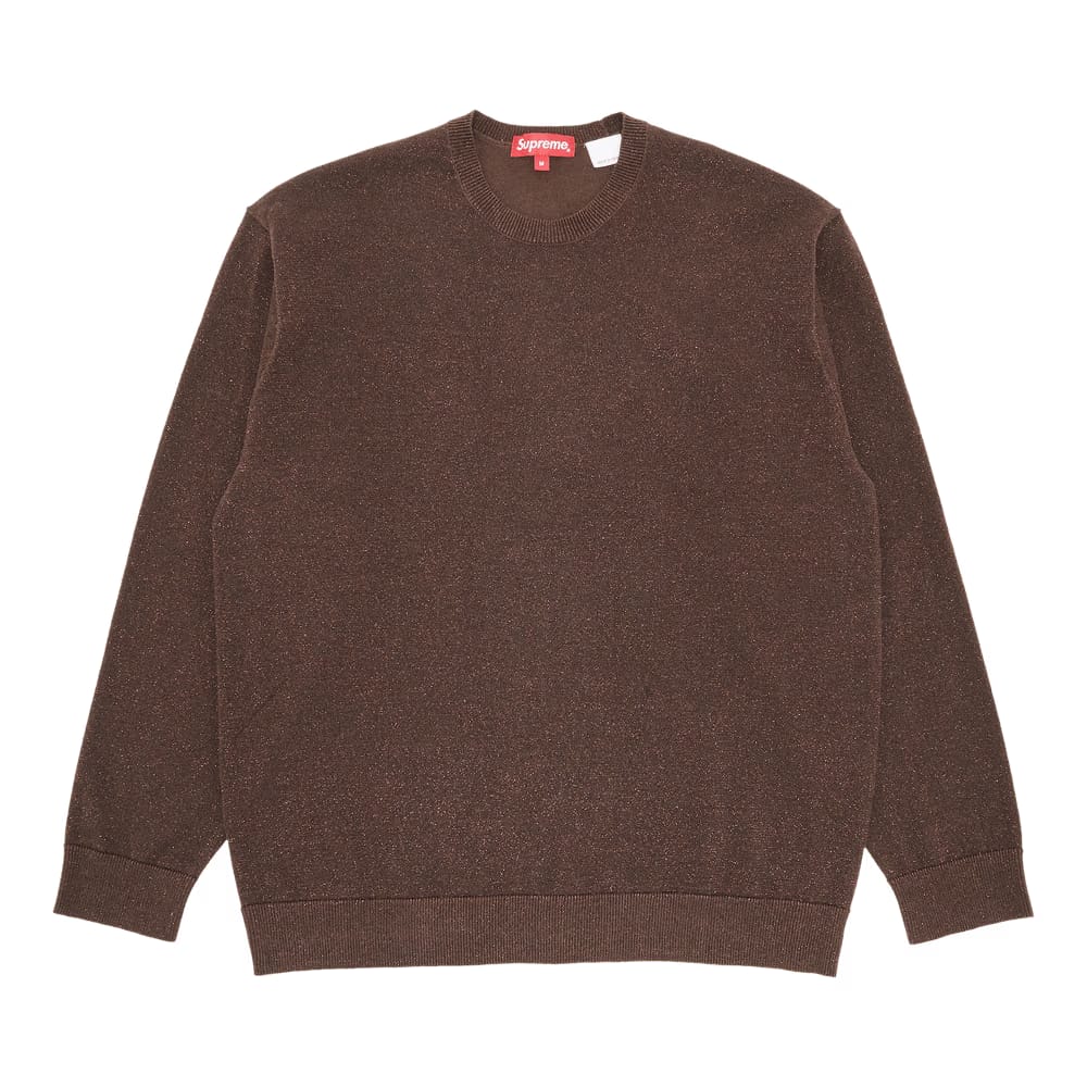 Supreme Metallic Long-Sleeve Top Brown