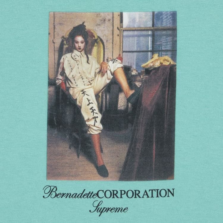 Supreme x Bernadette Corporation Fuck T-Shirt Teal