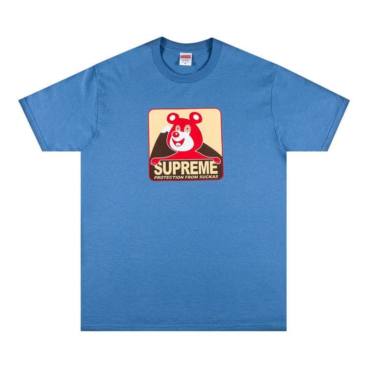 Supreme Bear T-Shirt Dusty Light Royal