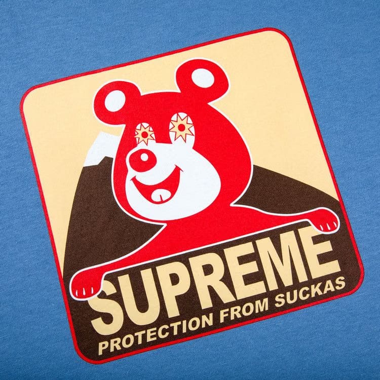 Supreme Bear T-Shirt Dusty Light Royal