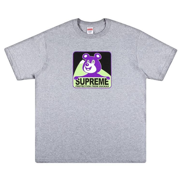 Supreme Bear T-Shirt Heather Grey