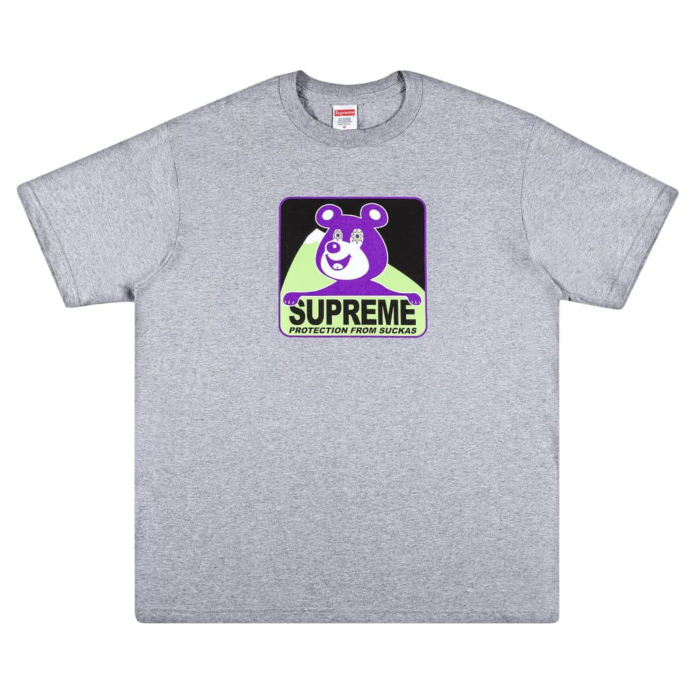 Supreme Bear T-Shirt Heather Grey
