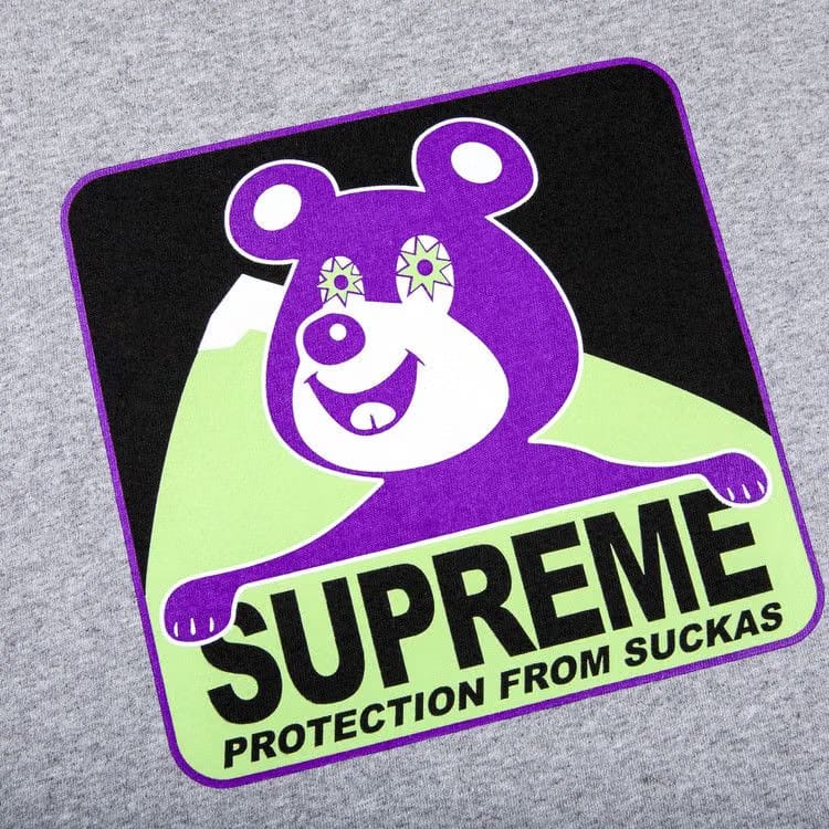 Supreme Bear T-Shirt Heather Grey