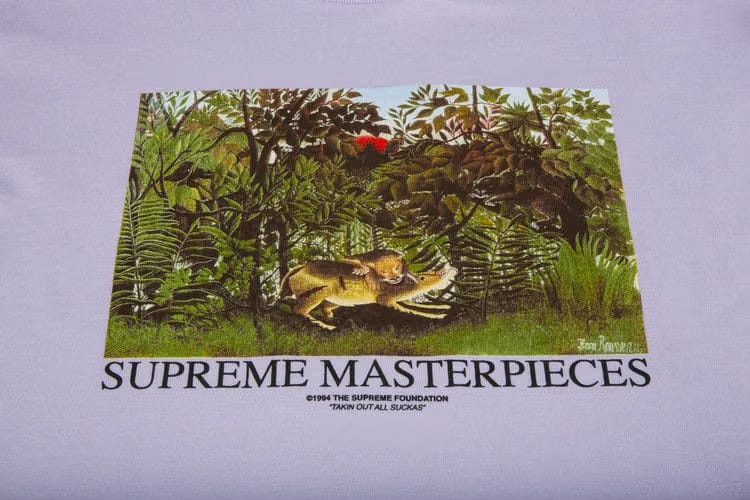 Supreme Masterpieces T-Shirt Light Purple