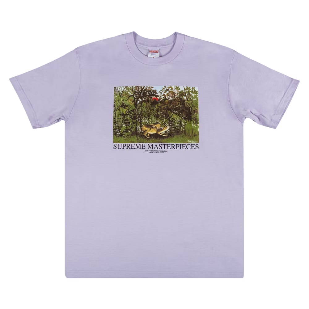 Supreme Masterpieces T-Shirt Light Purple