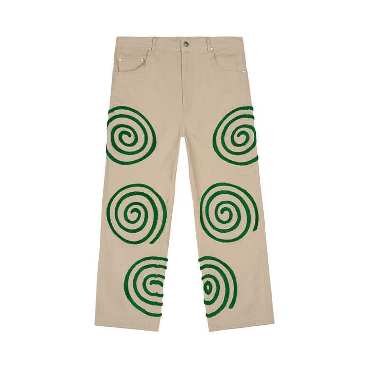 Brain Dead Swirls Twill Pant Khaki