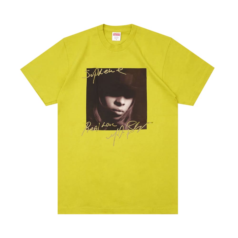 Supreme Mary J. Blige T-Shirt Sulfur