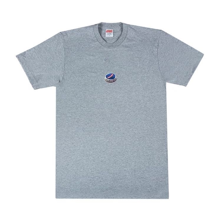 Supreme Bottle Cap T-Shirt Heather Grey