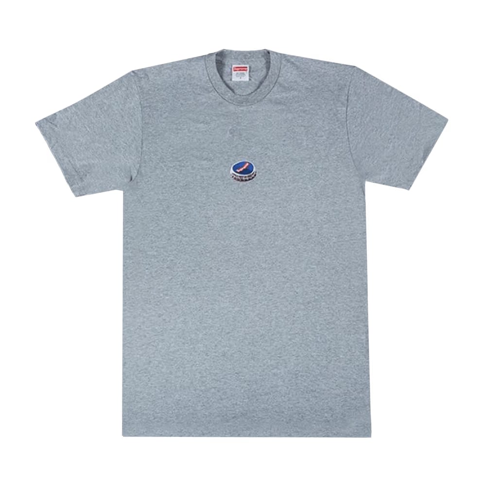 Supreme Bottle Cap T-Shirt Heather Grey
