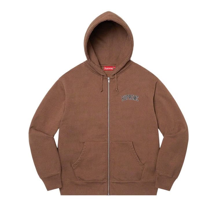 Supreme Doughboy Zip Up Hoodie Brown