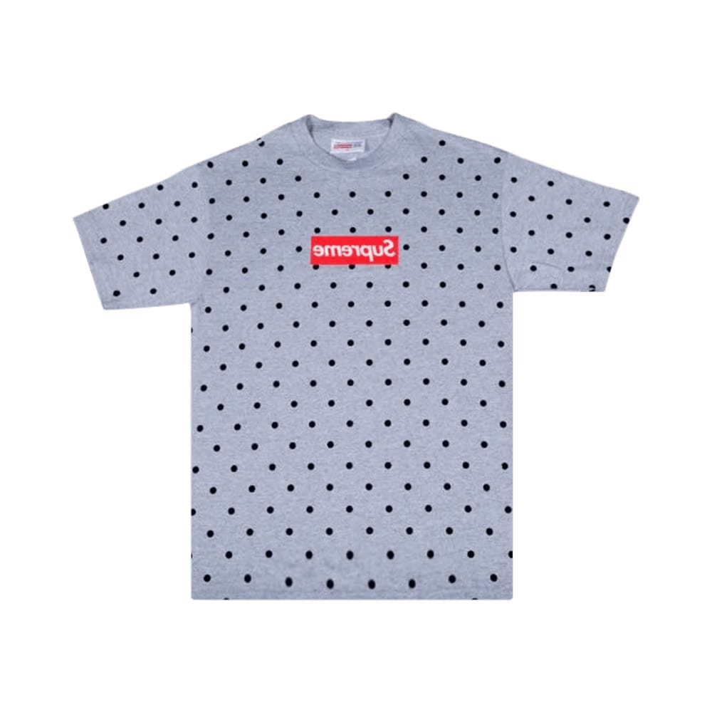 Supreme x Comme des Garçons SHIRT Box Logo T-Shirt Grey