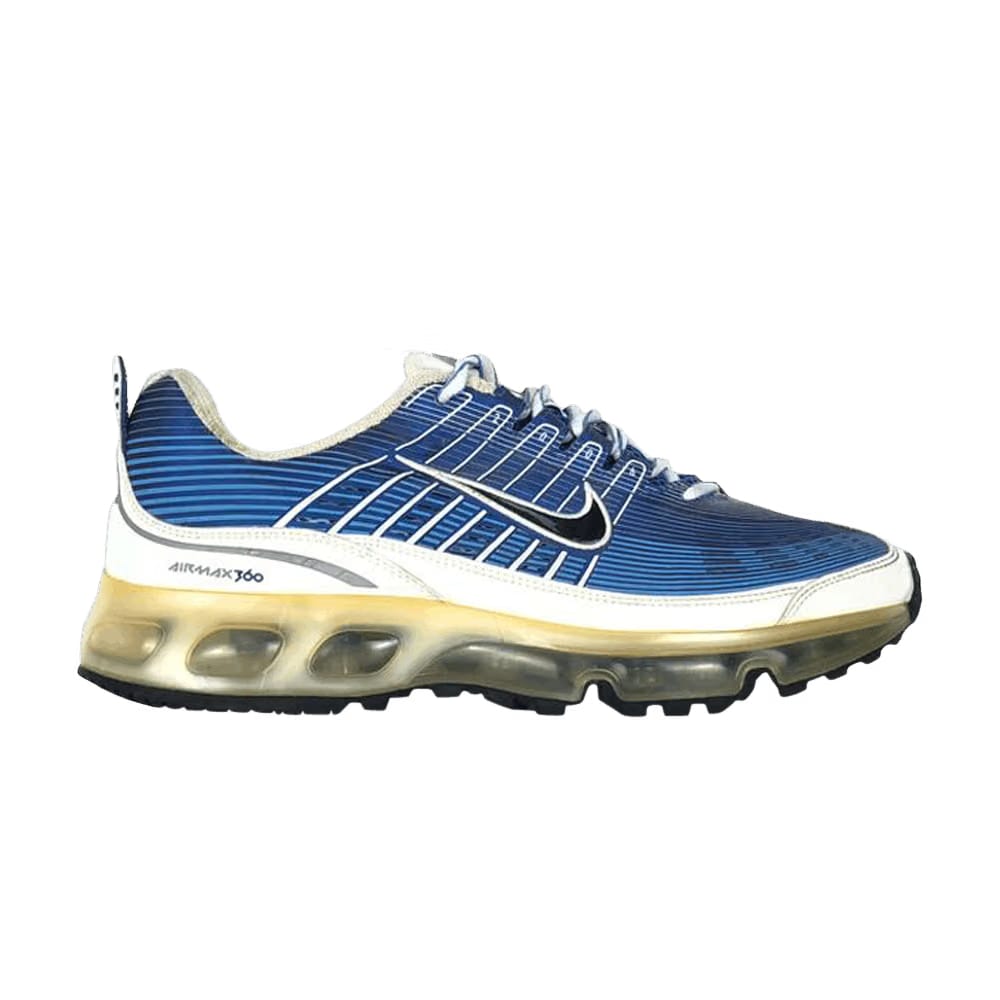 Nike Air Max 360 White Metallic Silver Varsity Royal