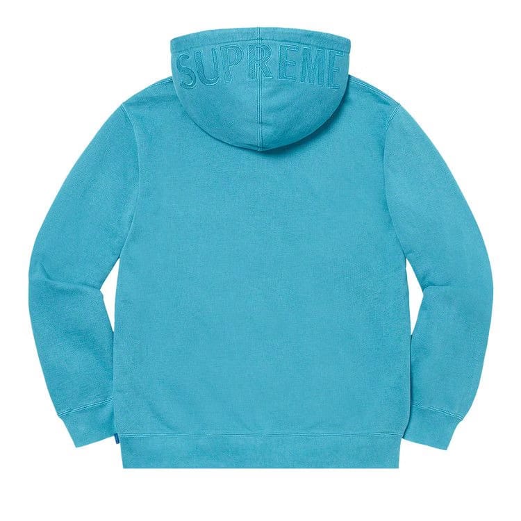 Supreme Overdyed Hoodie Bright Blue