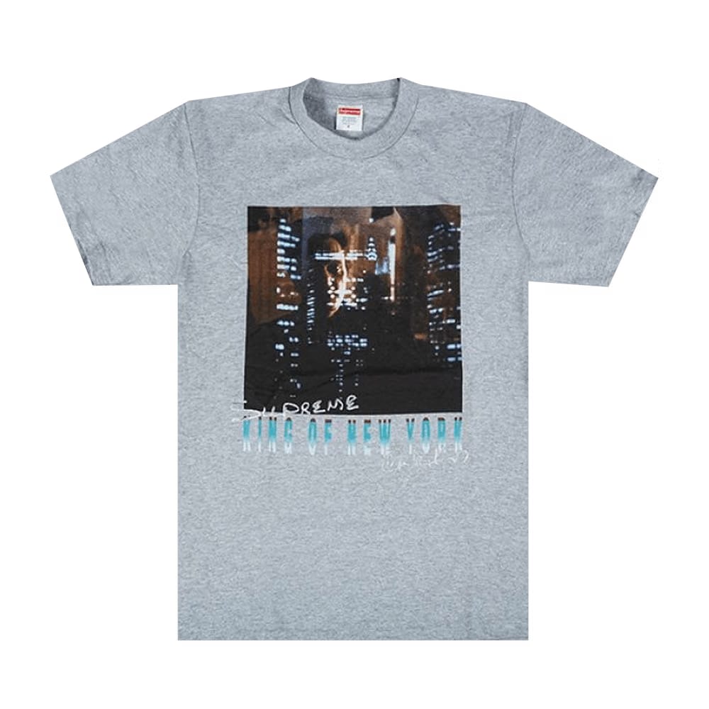 Supreme King of New York T-Shirt Heather Grey