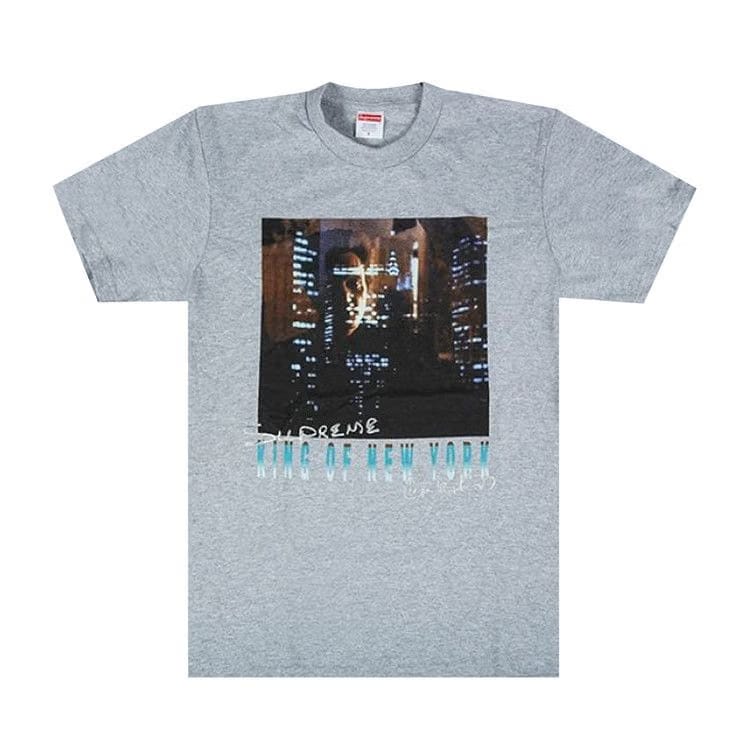 Supreme King of New York T-Shirt Heather Grey