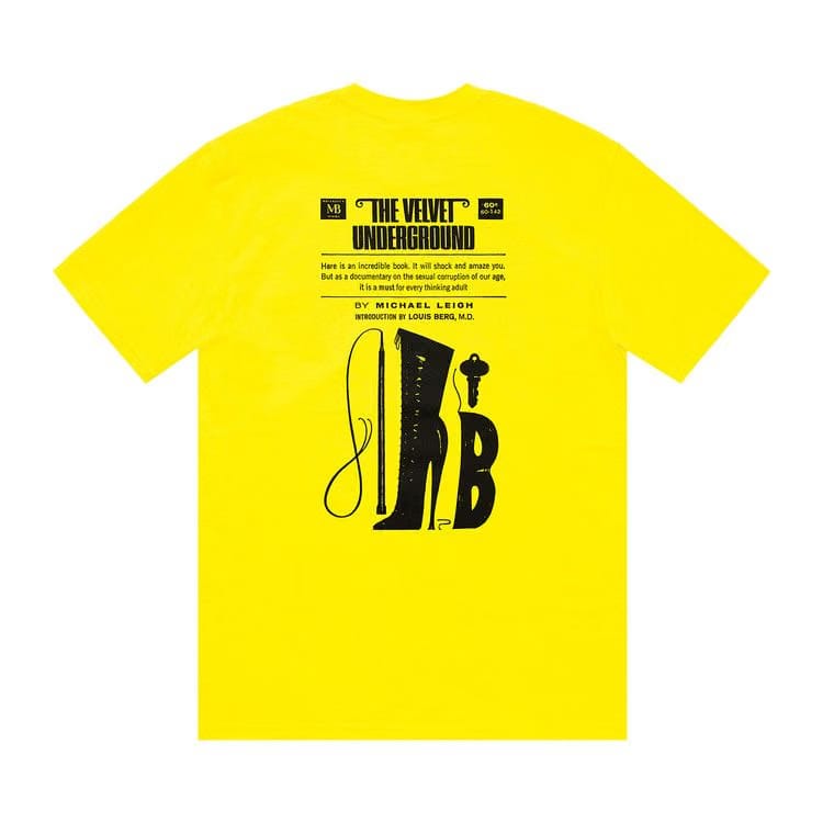 Supreme The Velvet Underground T-Shirt Yellow