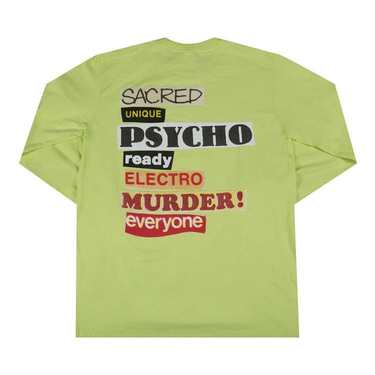 Supreme Sacred Unique Long-Sleeve T-Shirt Neon Green