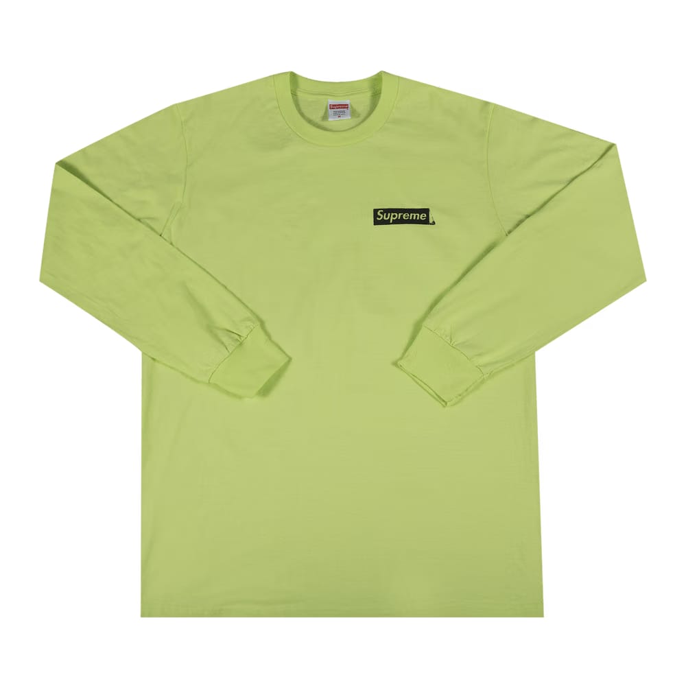 Supreme Sacred Unique Long-Sleeve T-Shirt Neon Green