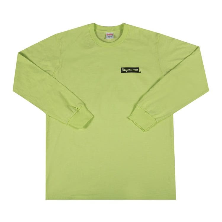 Supreme Sacred Unique Long-Sleeve T-Shirt Neon Green