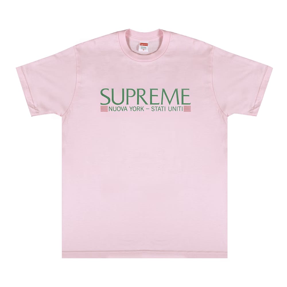 Supreme Nuova York T-Shirt Light Pink