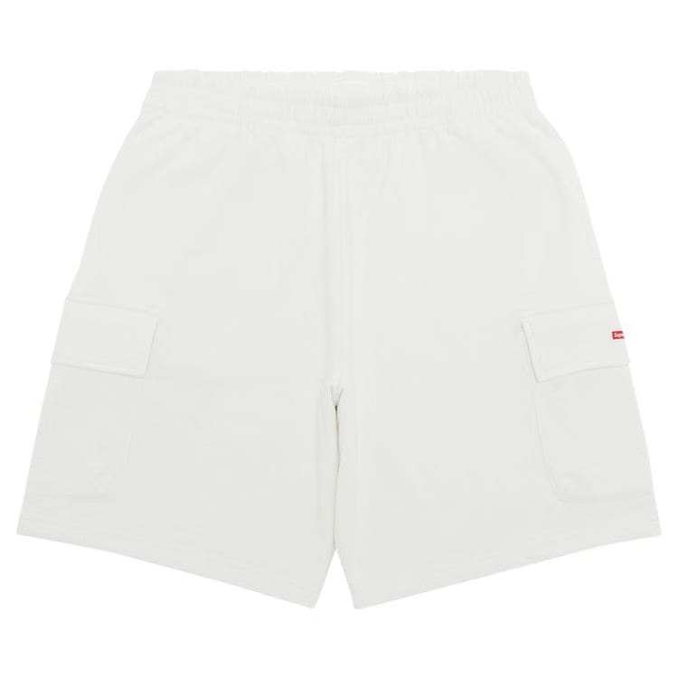 Supreme Small Box Baggy Cargo Sweatshort White