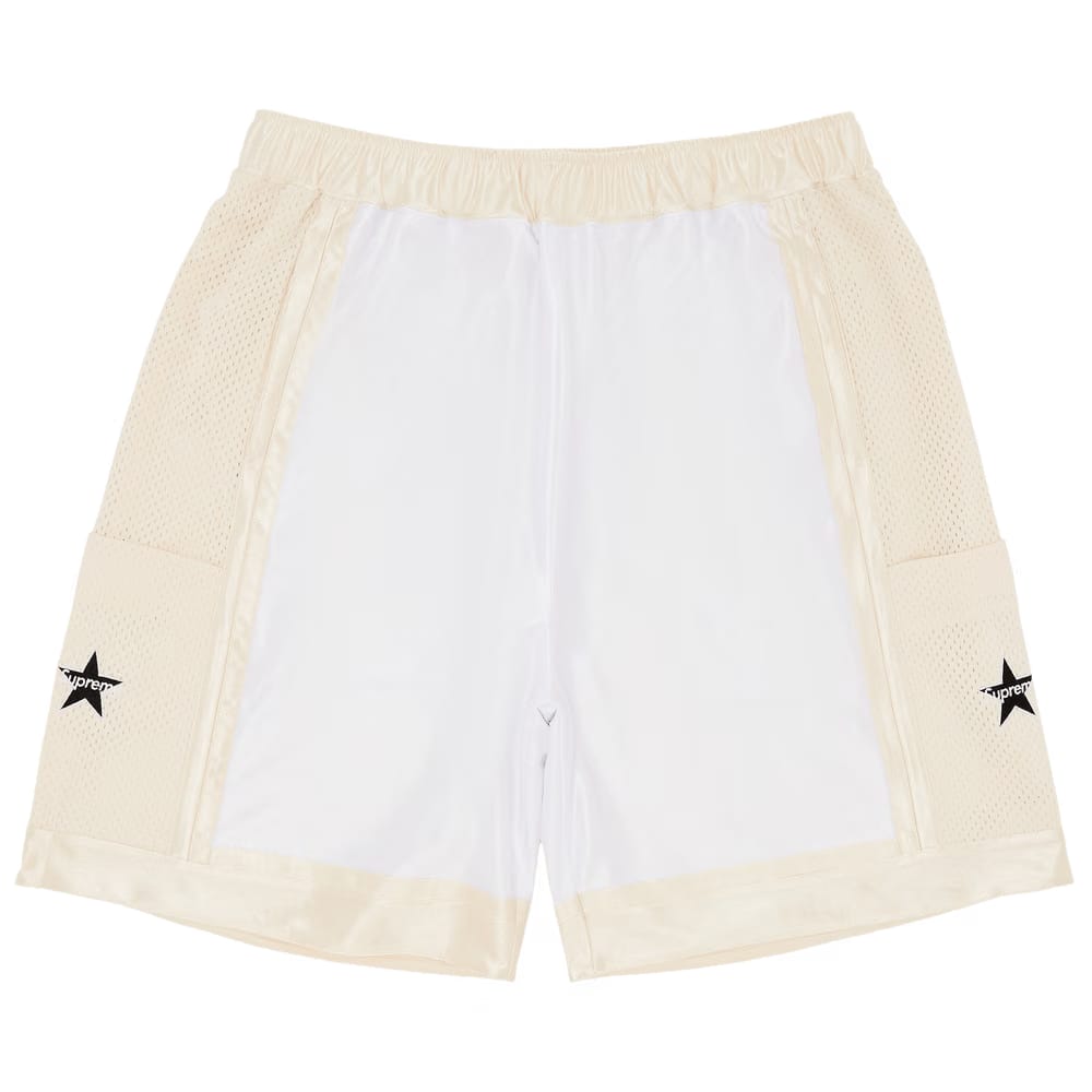 Supreme Side Pocket Basketball Shorts White