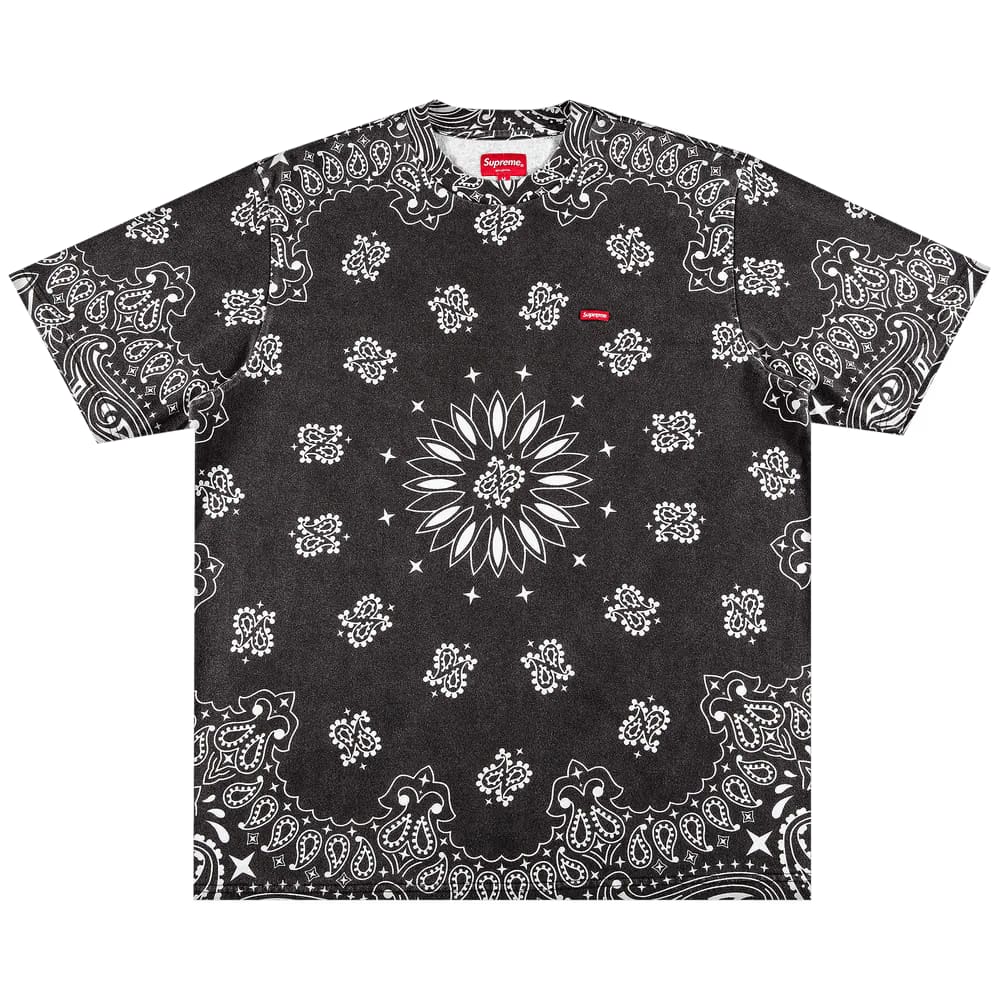 Supreme Small Box T-Shirt Black Bandana