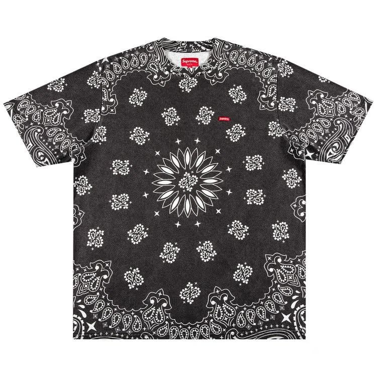 Supreme Small Box T-Shirt Black Bandana