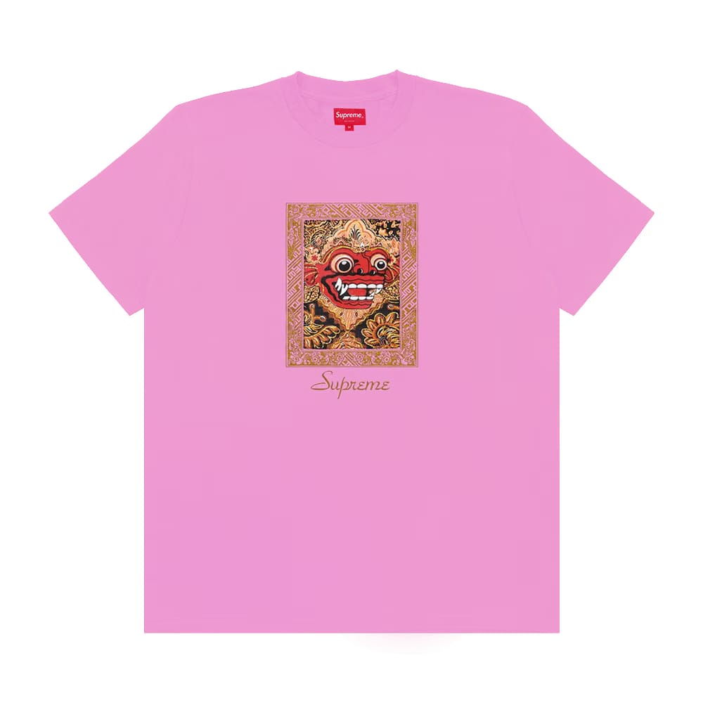 Supreme Barong Patch Shorts-Sleeve Top Lilac