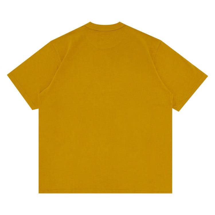 Supreme Shadow Script Shorts-Sleeve Top Dusty Yellow