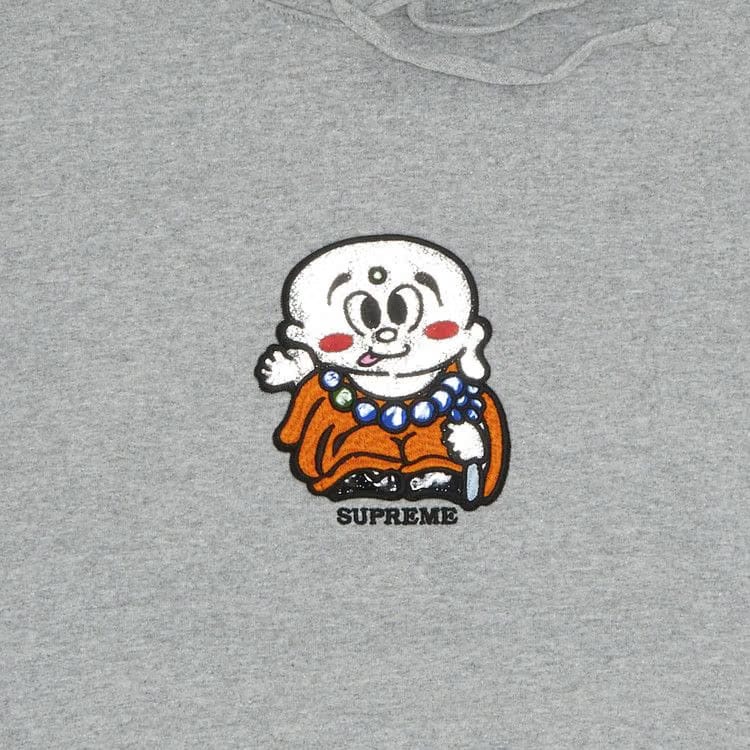 Supreme AOI Buddha Hoodie Heather Grey