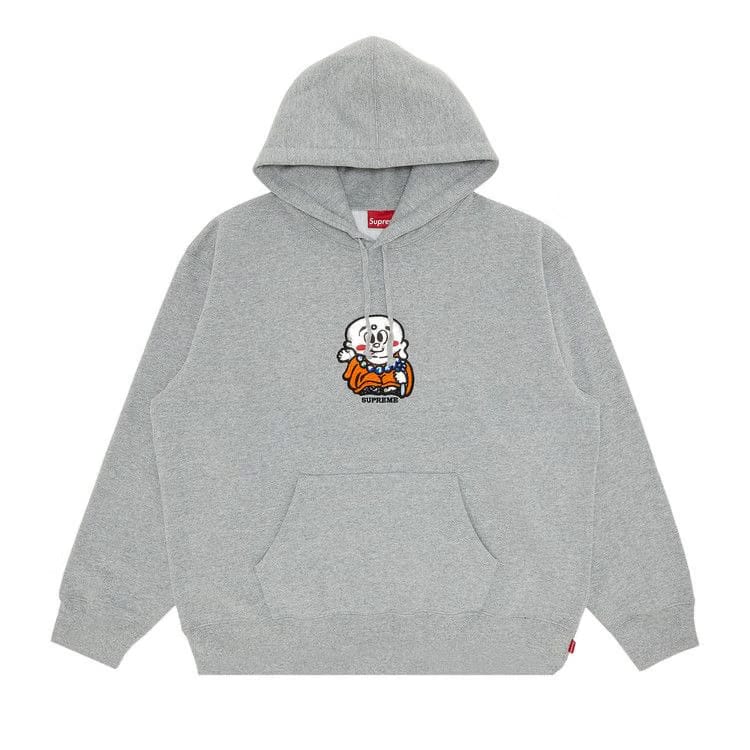 Supreme AOI Buddha Hoodie Heather Grey