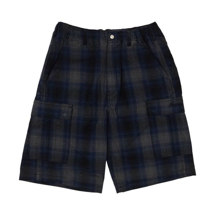 Supreme Shadow Plaid Cargo Shorts Black