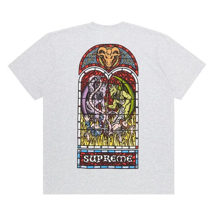 Supreme Worship T-Shirt Ash Grey