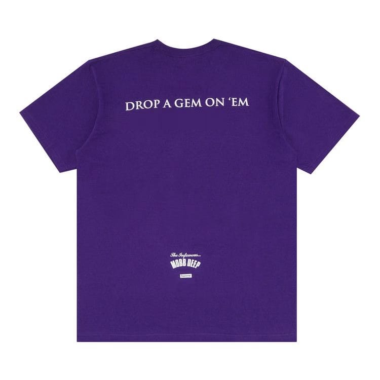 Supreme Mobb Deep Dragon T-Shirt Purple