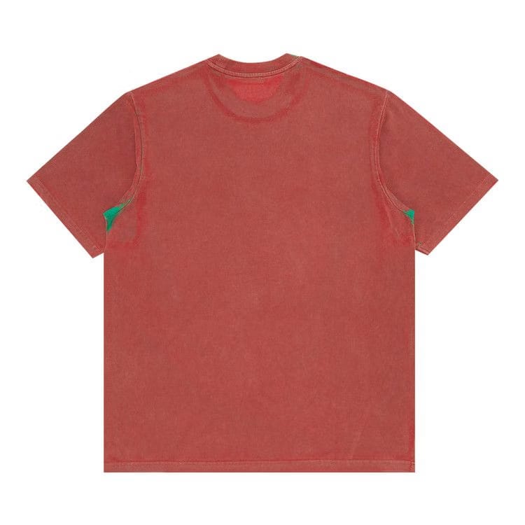 Supreme Overprint Knockout Shorts-Sleeve Top Bright Red