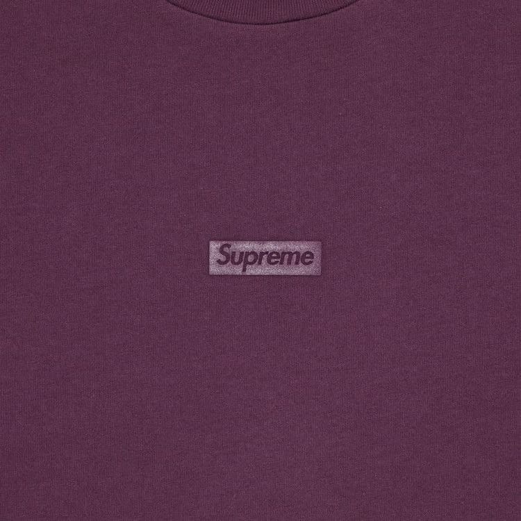 Supreme High Density Small Box Shorts-Sleeve Top Plum
