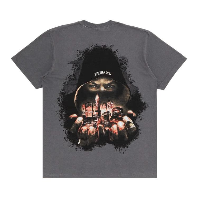 Supreme Fighter T-Shirt Charcoal