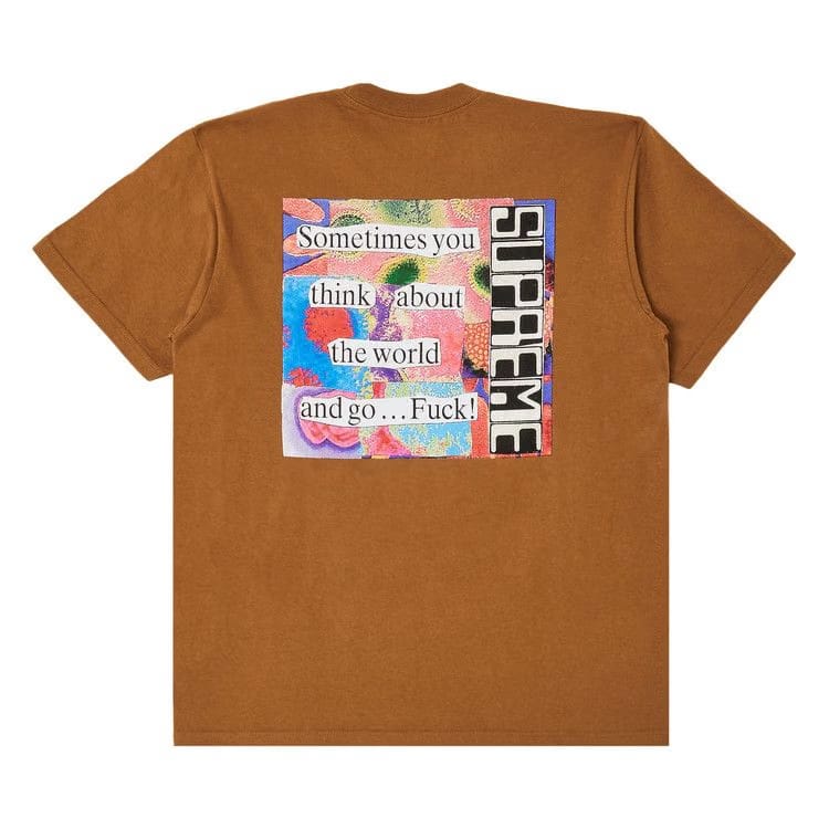 Supreme Static T-Shirt Light Brown