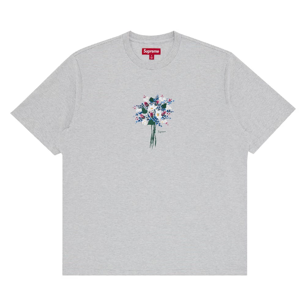 Supreme Bouquet Shorts-Sleeve Top Stripe