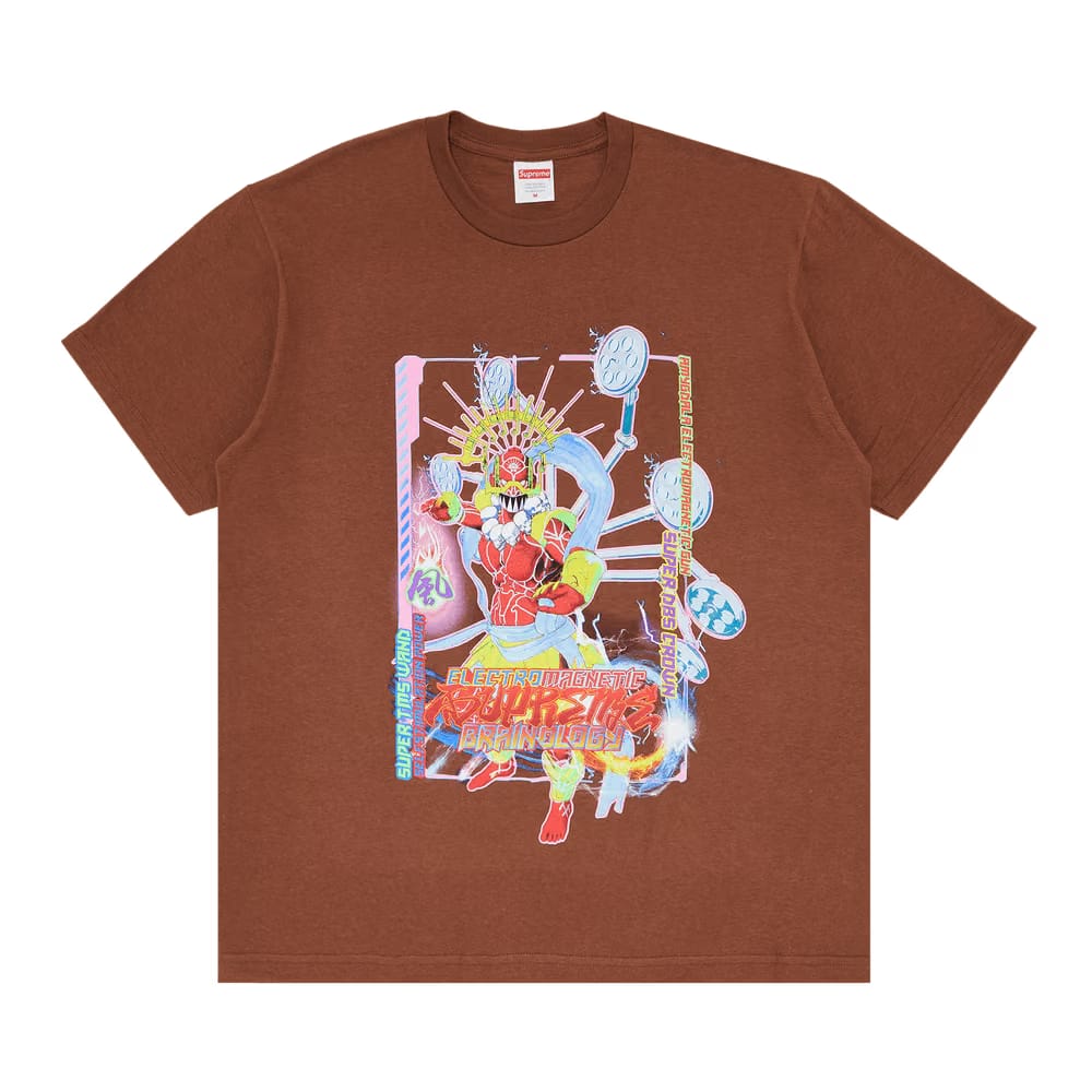 Supreme Electromagnetic T-Shirt Brown