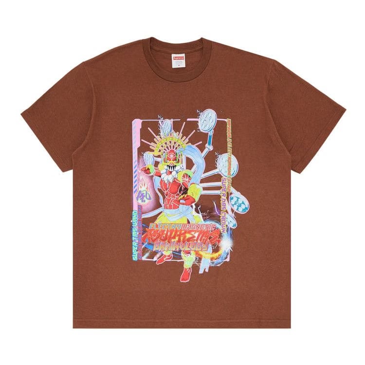 Supreme Electromagnetic T-Shirt Brown