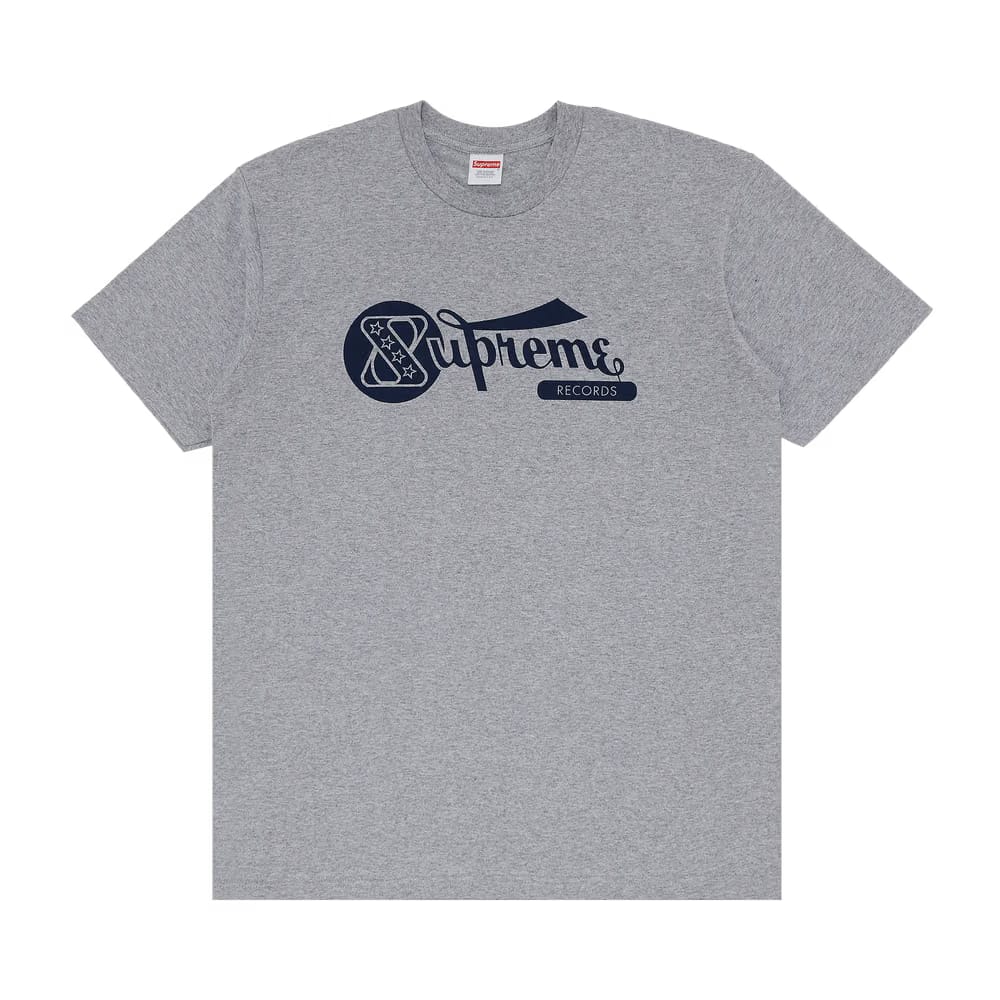 Supreme Records T-Shirt Heather Grey