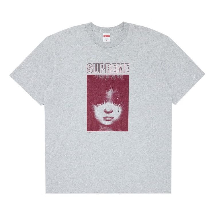 Supreme Margaret Keane Teardrop T-Shirt Heather Grey