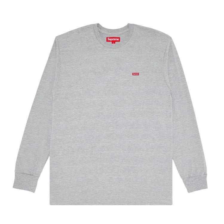 Supreme Small Box Long-Sleeve T-Shirt Heather Grey